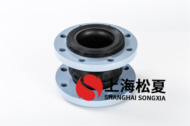 自來(lái)水泵使用DN100可曲饒橡膠伸縮避震喉.jpg